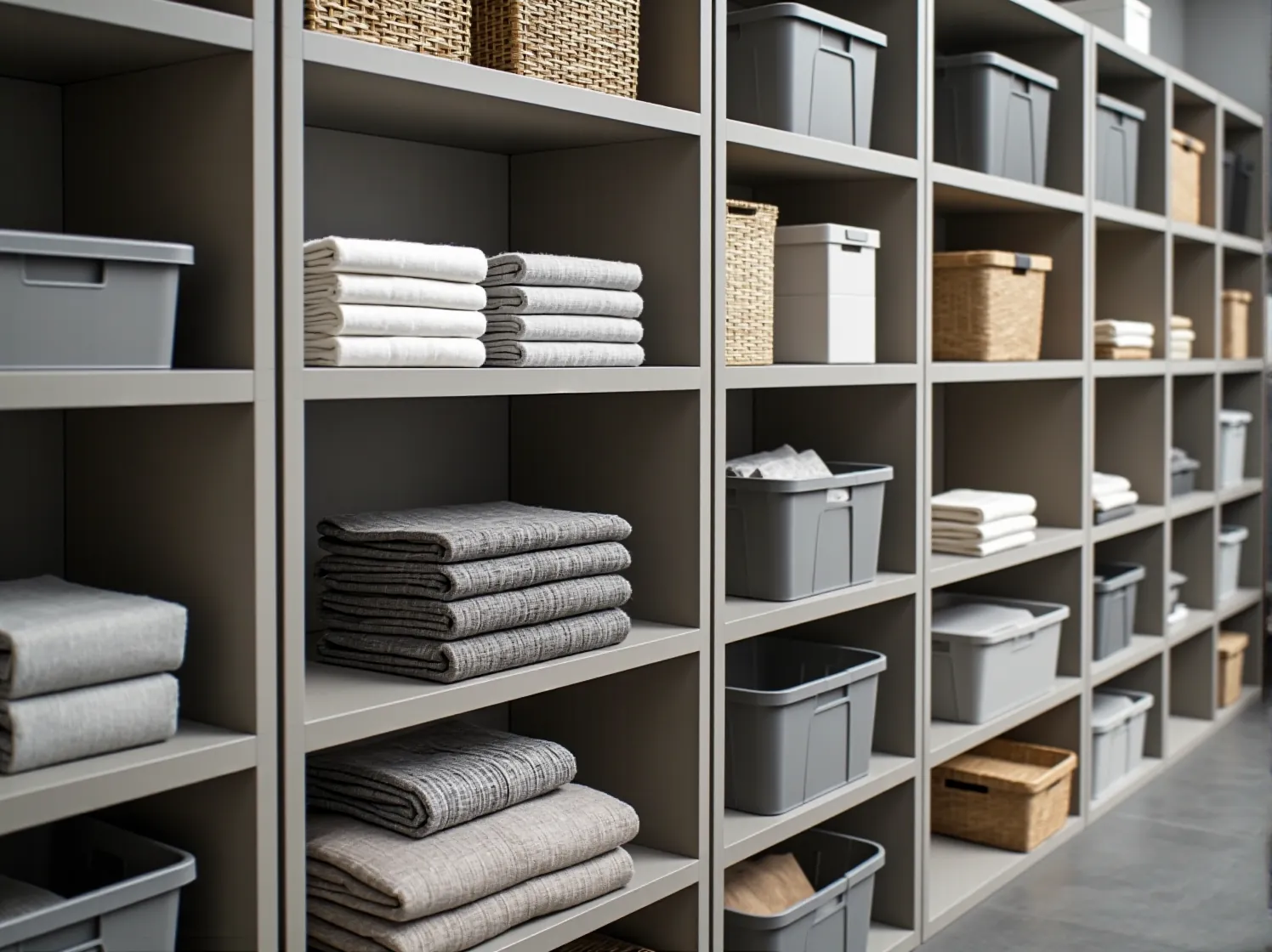 Aranżacja małego mieszkania z wykorzystaniem ekologicznych regałów do przechowywania i dekoracji wnętrza.