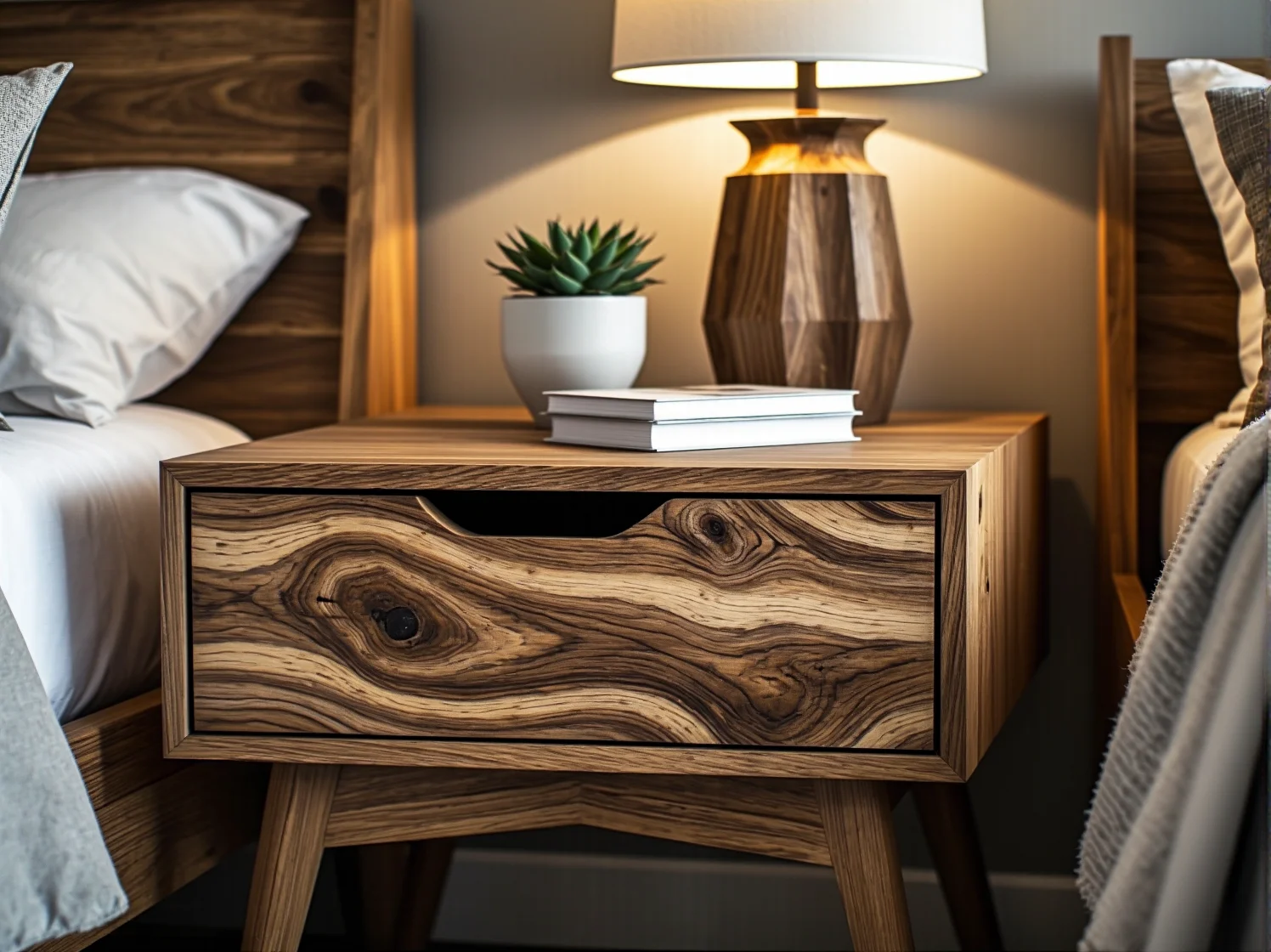 Stylowe, drewniane krzesło w jadalni. Mit o tym, że meble z drewna są zawsze drogie, jest nieprawdziwy.