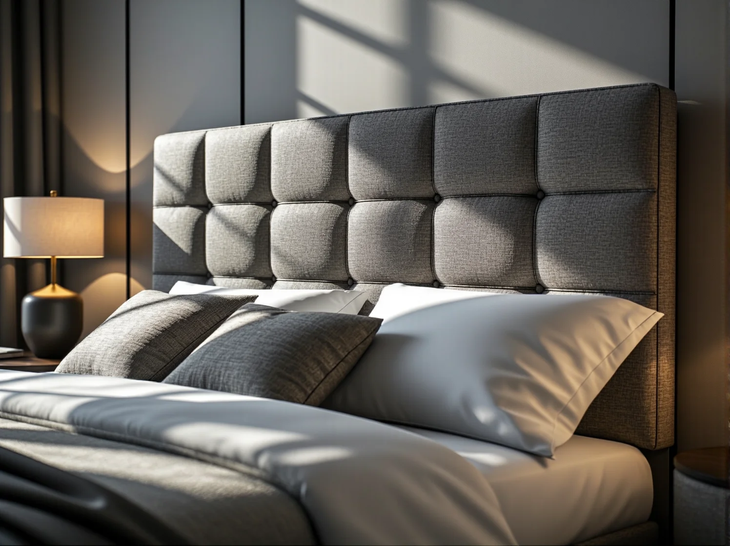 Komfortowe łóżko kontynentalne – idealny wybór do ekskluzywnego apartamentu.