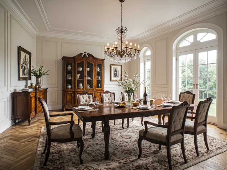 Klasyczny żyrandol kryształowy brązowy z ośmioma świecami