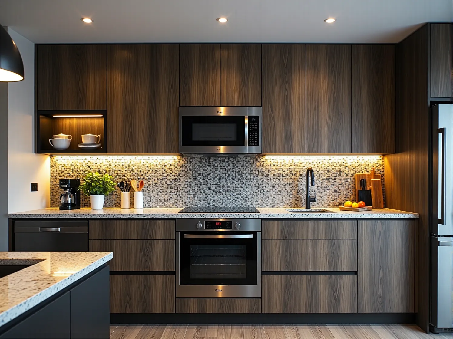 Trwałe lampy LED na zewnątrz budynku. Konserwacja oświetlenia ogrodowego narażonego na deszcz i zmiany temperatury.