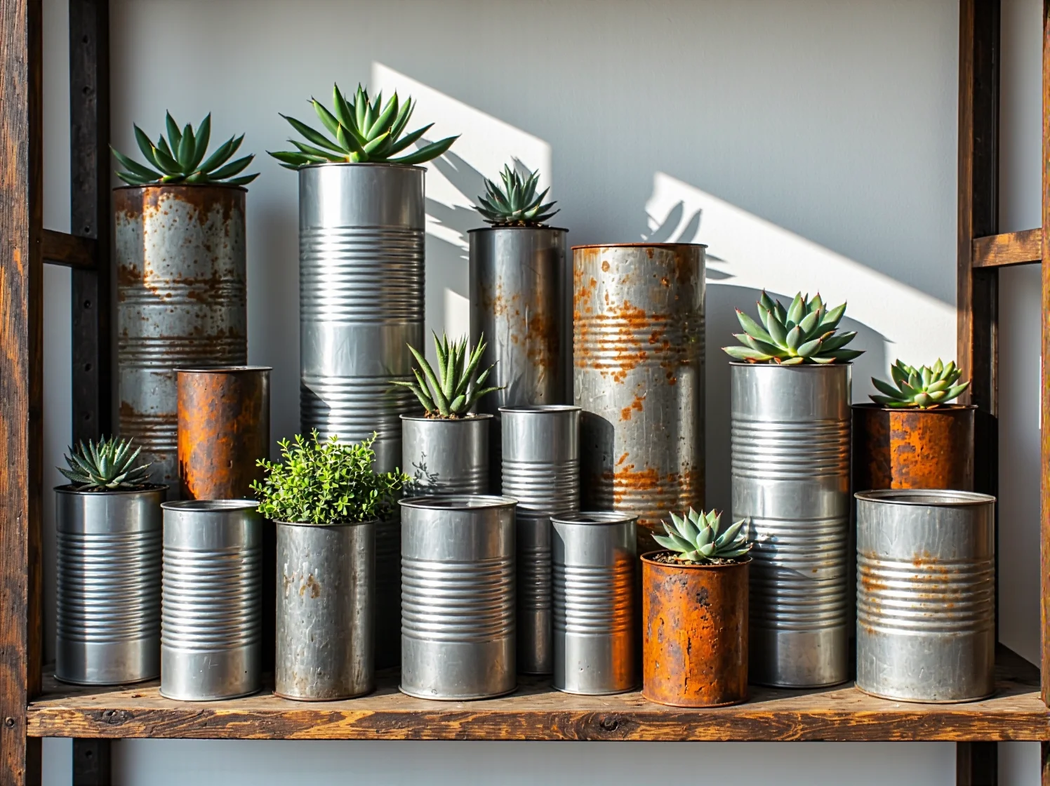 Unikalna lampa wisząca wykonana z kół zębatych i innych metalowych części. Przykład recyklingu złomu w domu.