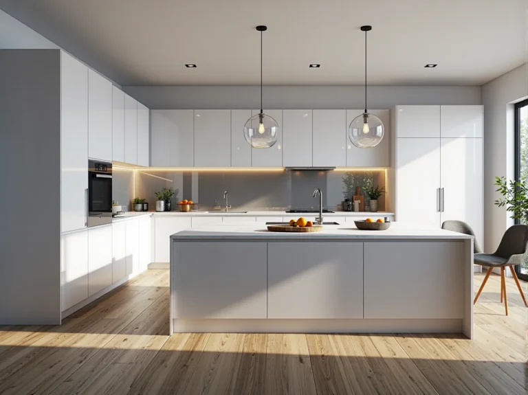 Szklane lampy wiszące kule z żarówką do kuchni