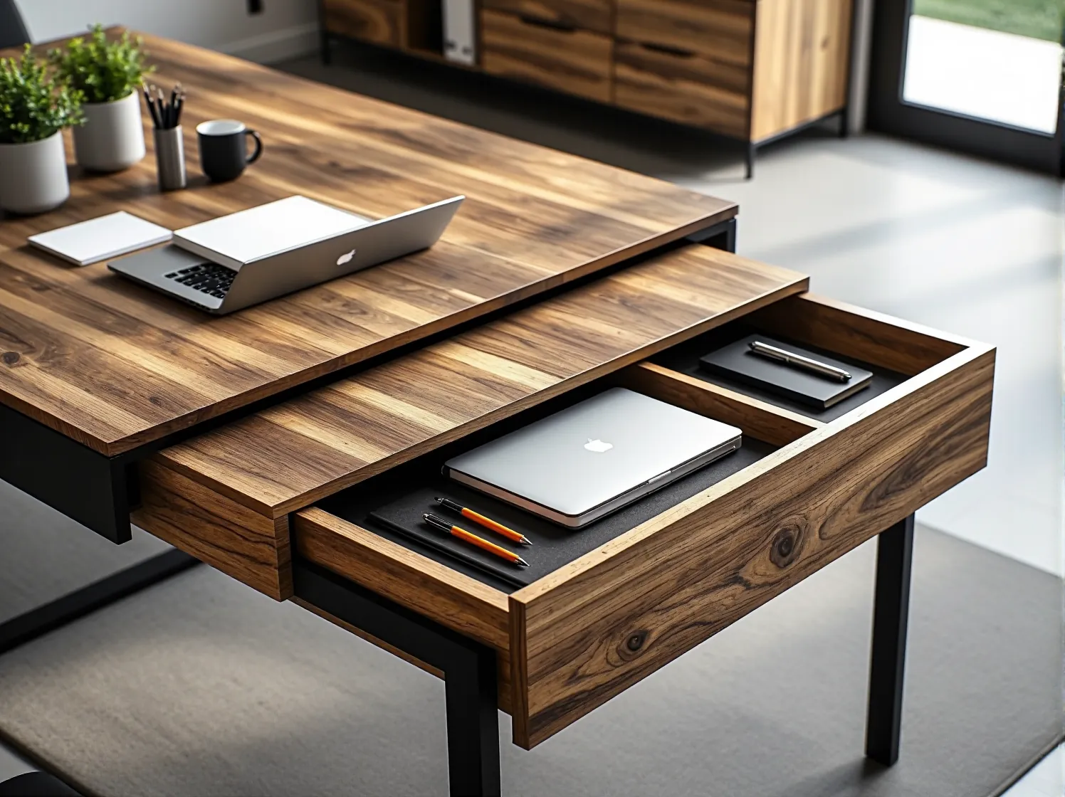 Nowoczesny stół jadalniany rozkładany, idealny do małych mieszkań i oszczędzania miejsca.