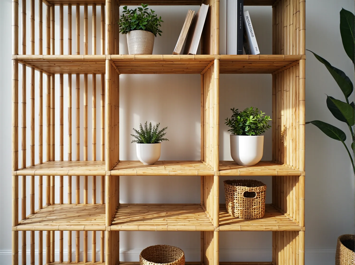 Solidny regał drewniany do gabinetu zapewniający trwałość i styl.