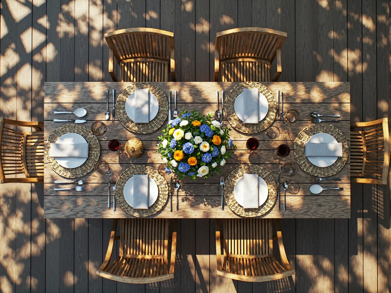 Stylowy zestaw naczyń piknikowych wielorazowego użytku w duchu ekologii i zero waste.